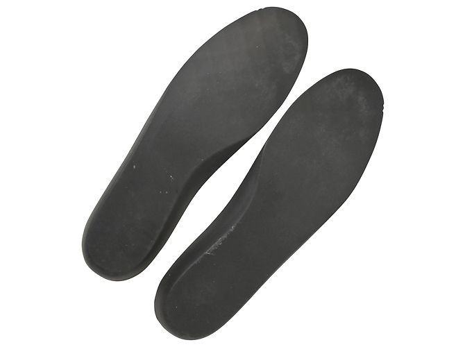 Timeless Scarpe da ginnastica slip on Chanel in tweed nero - vista 6