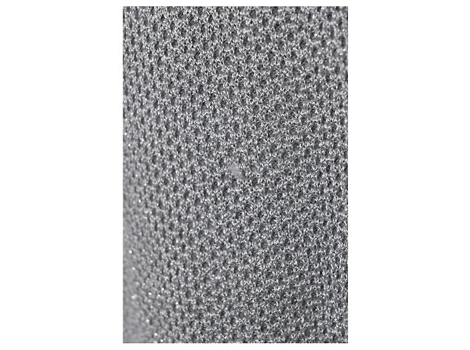 Timeless Giacca con zip Chanel in viscosa argento Metallico - vista 12