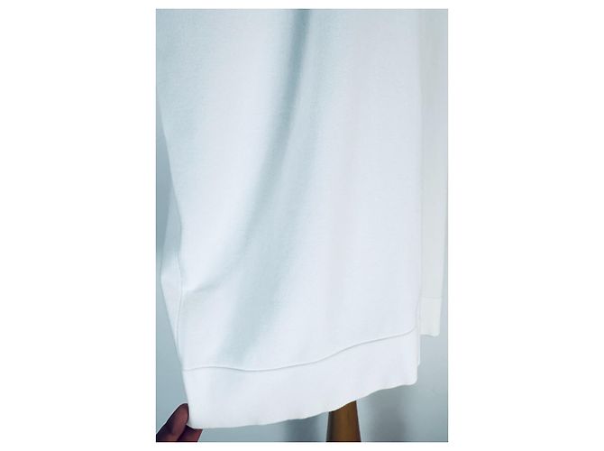 Autre Marque Isabel Benenato Ärmelloses Strickkleid Weiß - Ansicht 3