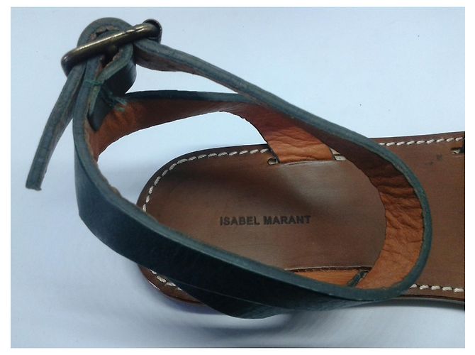 Sandali Merry di Isabel Marant 40 Verde scuro - vista 5