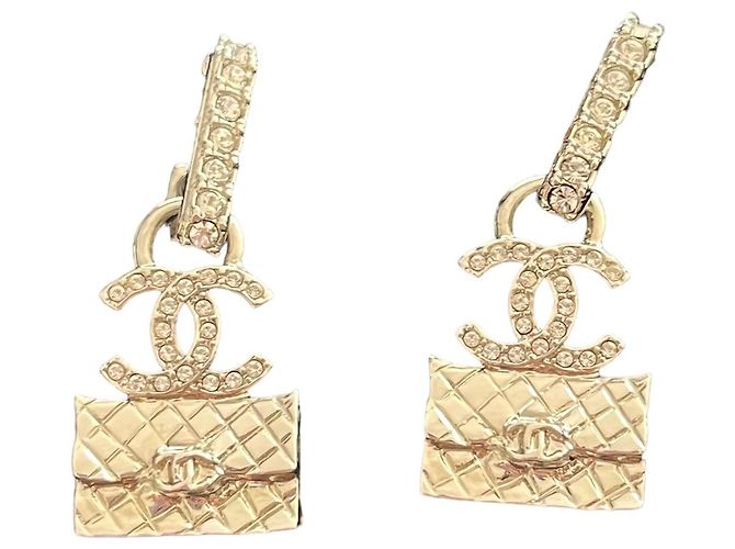 Chanel Ohrringe Tasche Silber - Ansicht 4