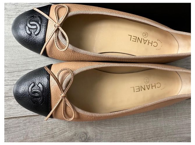 Cambon Chanel Ballettschuhe Kamel - Ansicht 2