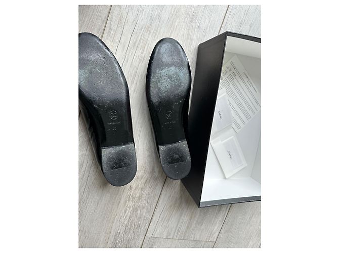Cambon Chanel Ballettschuhe Schwarz - Ansicht 3