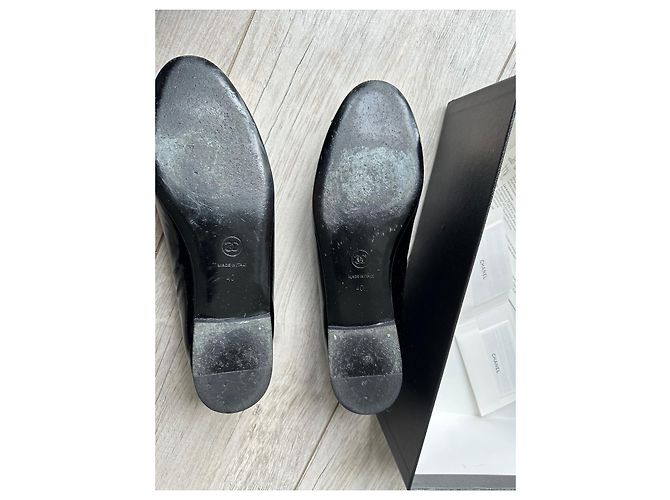 Cambon Chanel Ballettschuhe Schwarz - Ansicht 4