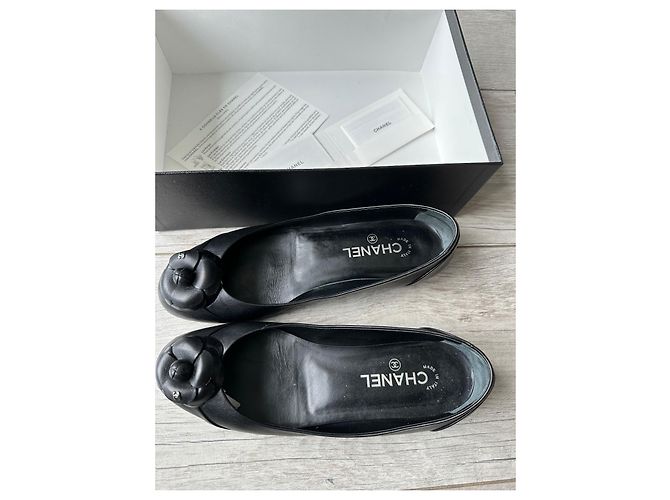 Cambon Chanel Ballettschuhe Schwarz - Ansicht 2