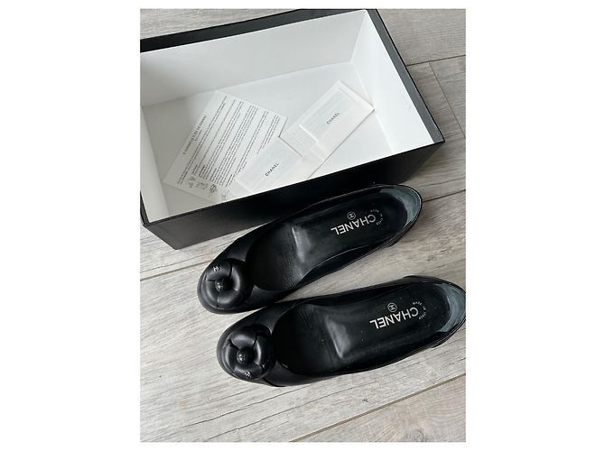 Cambon Chanel Ballettschuhe Schwarz - Ansicht 5