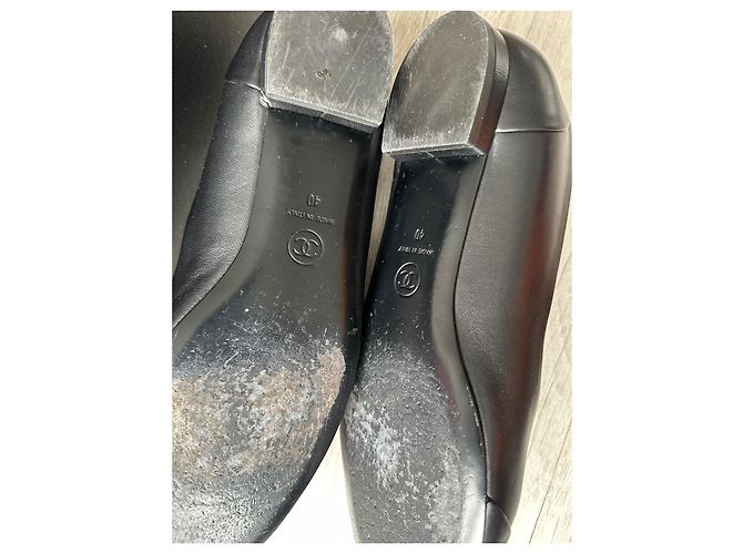 Cambon Chanel Ballettschuhe Schwarz - Ansicht 6