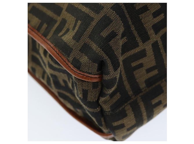 FENDI Zucca Canvas Einkaufstasche Braun Schwarz Auth am6121 - Ansicht 15