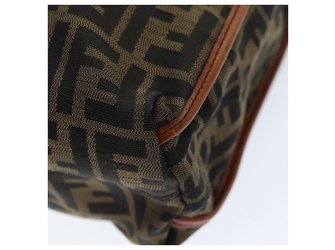 FENDI Zucca Canvas Einkaufstasche Braun Schwarz Auth am6121 - Ansicht 16