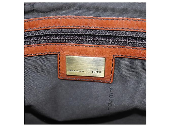 FENDI Zucca Canvas Einkaufstasche Braun Schwarz Auth am6121 - Ansicht 18