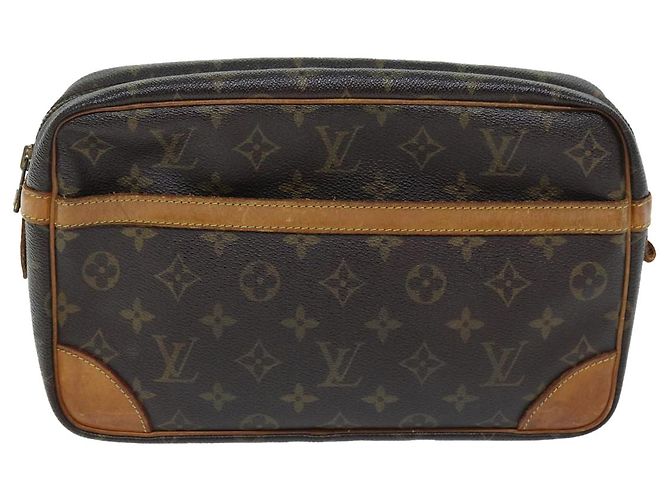 LOUIS VUITTON Monogram Compiegne 28 Pochette M51845 LV Auth am6092 Monogramma - vista 13