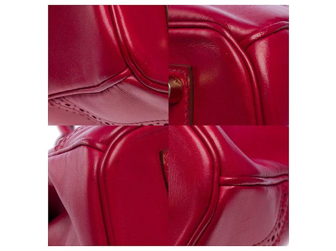 Hermès HERMES Birkin 35 Bag in Red Leather - 101931 - view 12