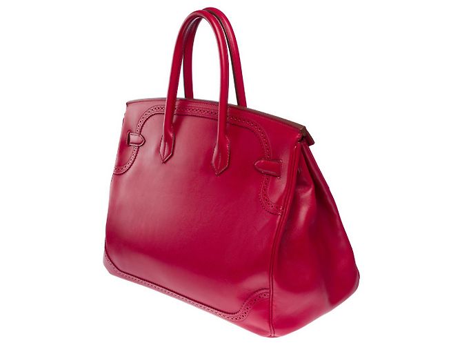 Hermès HERMES Birkin 35 Bag in Red Leather - 101931 - view 6