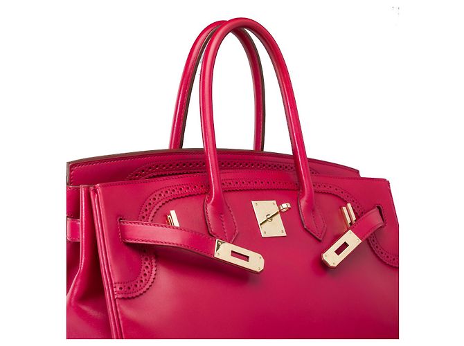 Hermès HERMES Birkin 35 Bag in Red Leather - 101931 - view 7