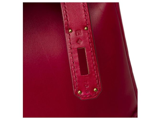 Hermès HERMES Birkin 35 Bag in Red Leather - 101931 - view 8