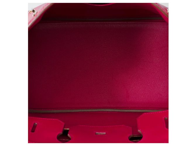 Hermès HERMES Birkin 35 Bag in Red Leather - 101931 - view 9