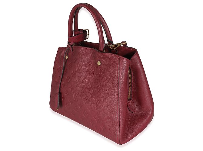 Louis Vuitton Aurore Empreinte Montaigne MM Bordò - vista 2