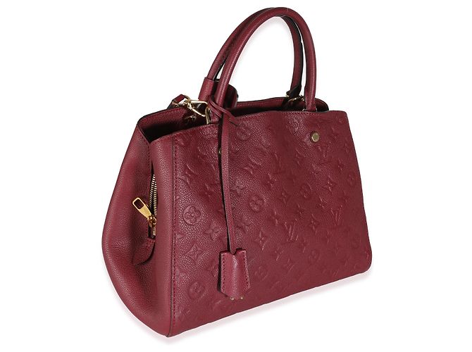 Louis Vuitton Aurore Empreinte Montaigne MM Bordò - vista 3