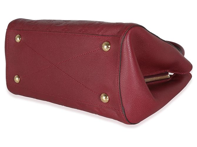 Louis Vuitton Aurore Empreinte Montaigne MM Bordò - vista 5