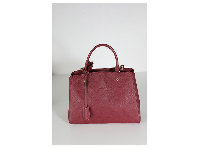 Louis Vuitton Aurore Empreinte Montaigne MM Bordò - vista 6