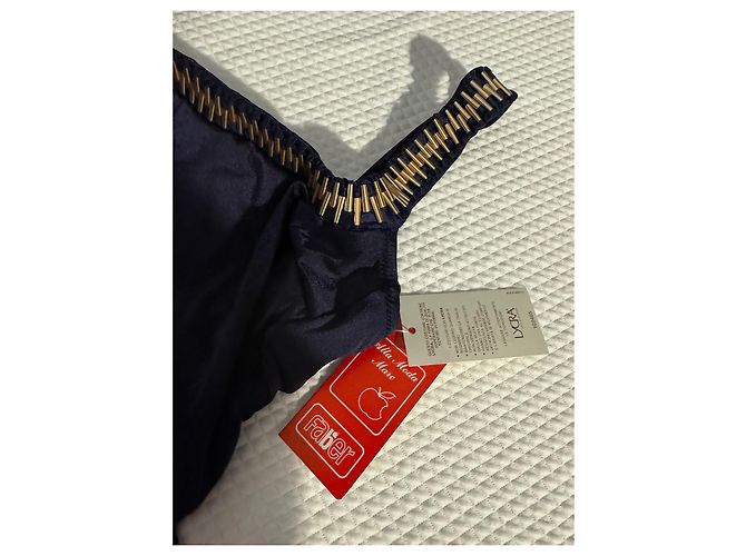 Autre Marque Faber Badeanzug Einteiler Dunkelblau - Ansicht 3