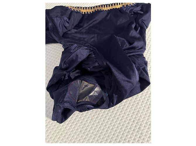 Autre Marque Faber Badeanzug Einteiler Dunkelblau - Ansicht 4