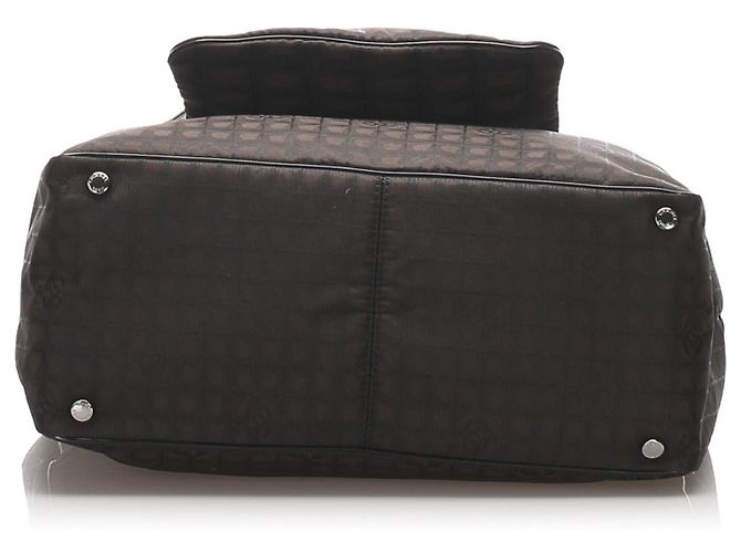 Borsa a tracolla CHANEL New Travel Line A26156 Marrone Nero Marrone scuro - vista 3