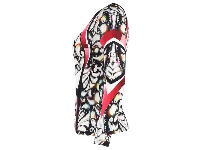 Top a maniche lunghe stampato Peter Pilotto in viscosa multicolor Multicolore - vista 3
