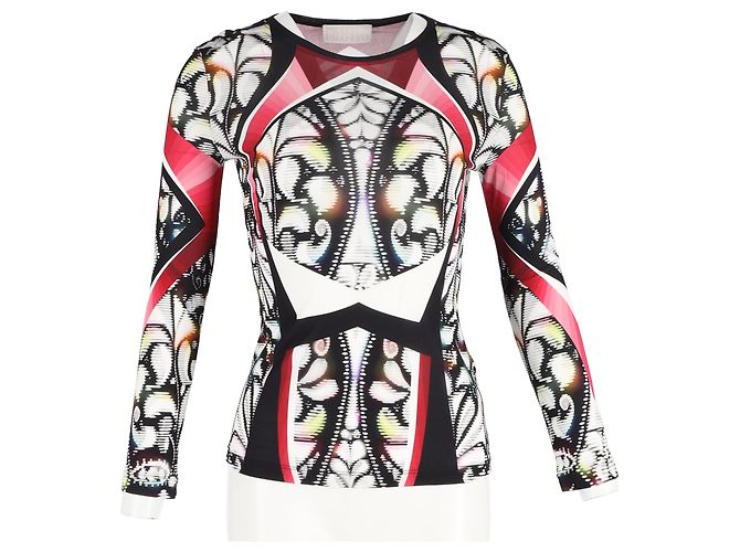Top a maniche lunghe stampato Peter Pilotto in viscosa multicolor Multicolore - vista 7