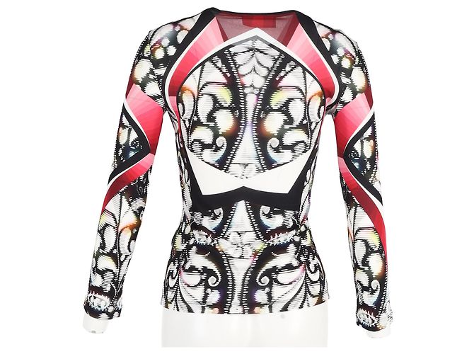 Top a maniche lunghe stampato Peter Pilotto in viscosa multicolor Multicolore - vista 9