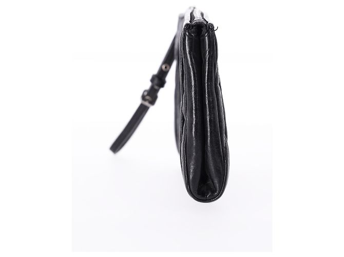 Pochette Miu Miu Matelasse in pelle Nera - vista 11