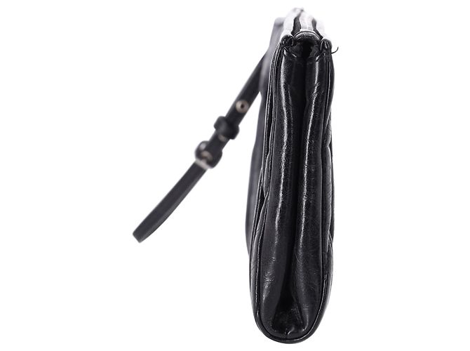 Pochette Miu Miu Matelasse in pelle Nera - vista 2