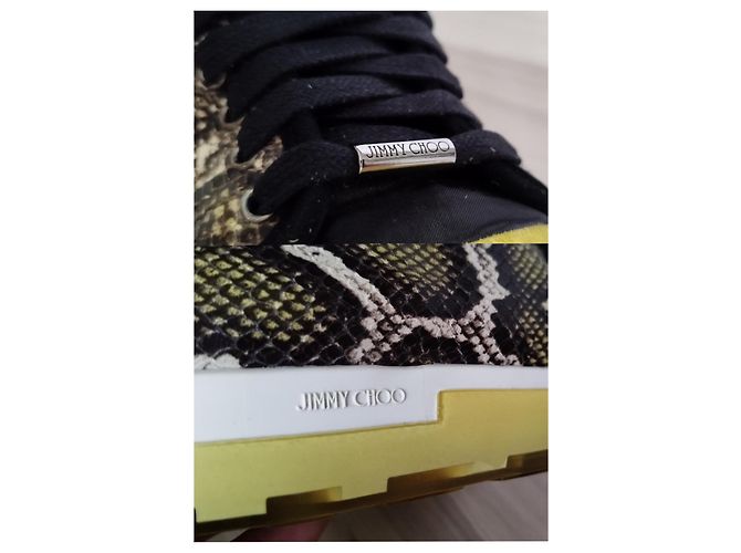 Jimmy Choo Scarpe Stringate in Pelle Taglia 37 Multicolore - vista 8