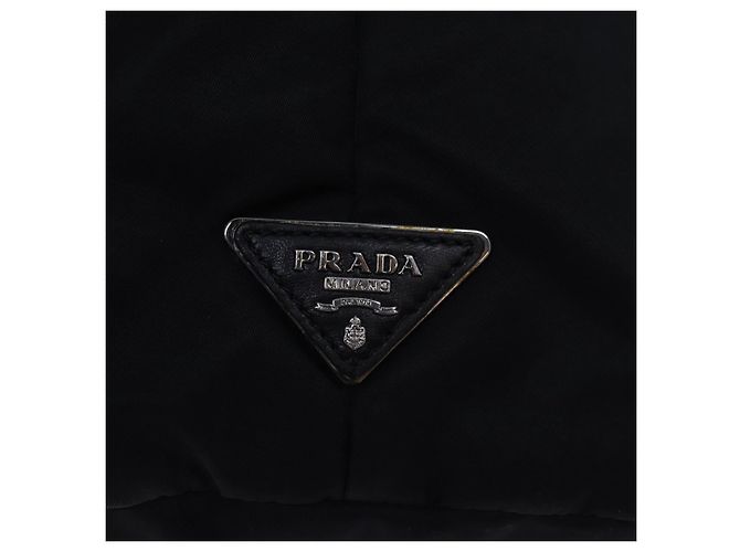 PRADA Borsa a mano Nylon 2 vie Nera Auth mr207 Nero - vista 18