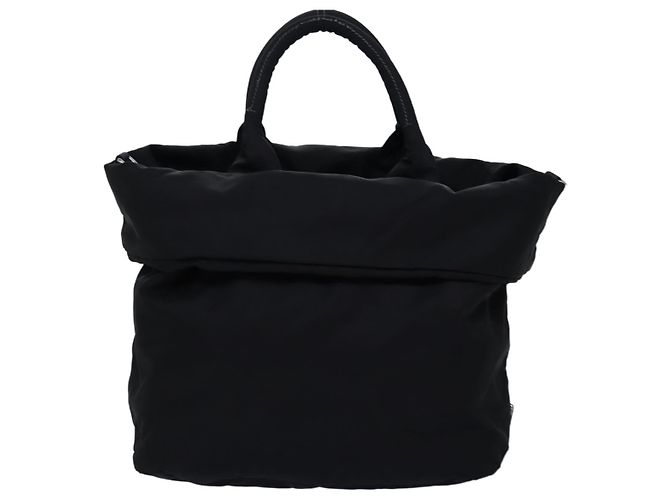 PRADA Borsa a mano Nylon 2 vie Nera Auth mr207 Nero - vista 2