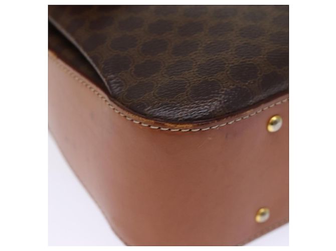 Céline CELINE Borsa a mano in tela macadam PVC 2way Marrone Auth 74543 - vista 10