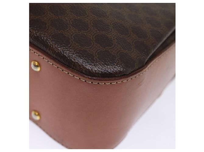 Céline CELINE Borsa a mano in tela macadam PVC 2way Marrone Auth 74543 - vista 13