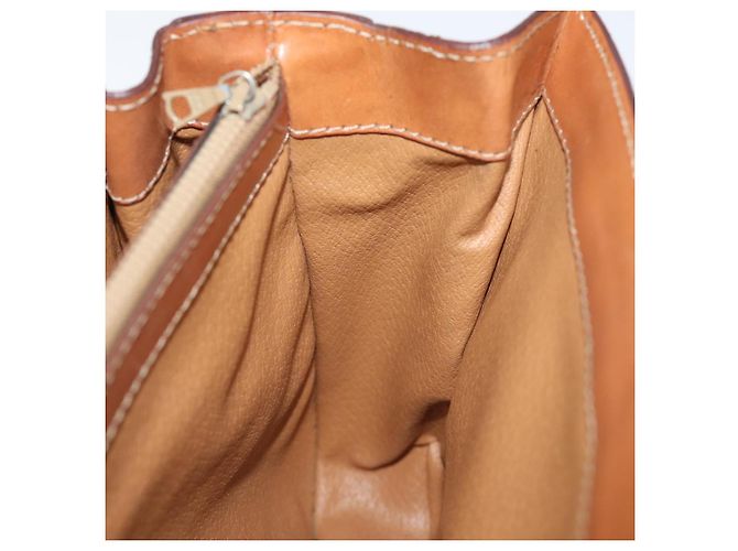 Céline CELINE Borsa a mano in tela macadam PVC 2way Marrone Auth 74543 - vista 20