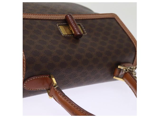 Céline CELINE Borsa a mano in tela macadam PVC 2way Marrone Auth 74543 - vista 6
