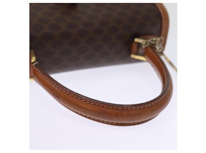 Céline CELINE Borsa a mano in tela macadam PVC 2way Marrone Auth 74543 - vista 7