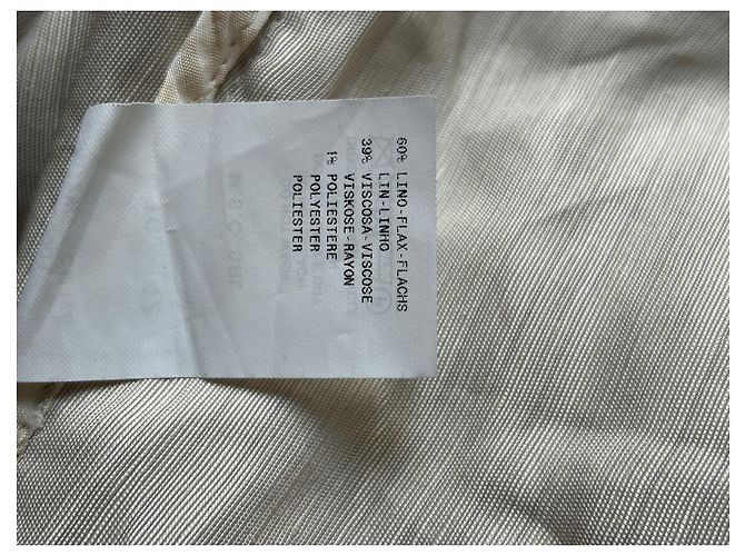 Autre Marque Giacca corta beige Armani Collezioni lino e viscosa - vista 15