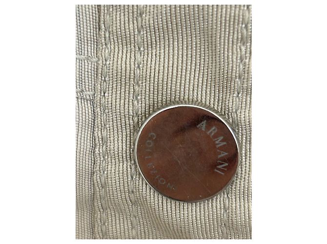 Autre Marque Giacca corta beige Armani Collezioni lino e viscosa - vista 5