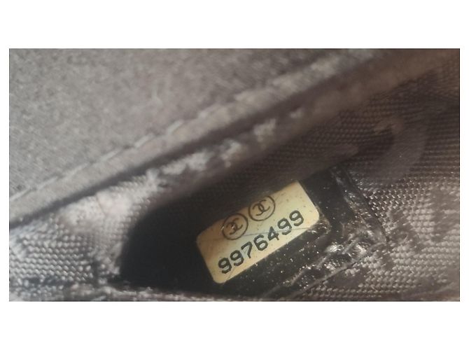 Timeless Chanel Bolsa de aba de cetim Camellia Chocolate Bar Preto - vista 8