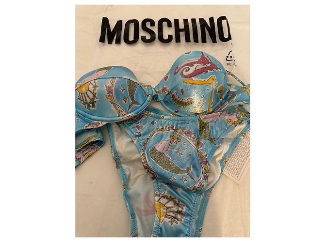 Completo due pezzi Moschino Mare costume da bagno e camicia cotone taglia 44 Multicolore - vista 13