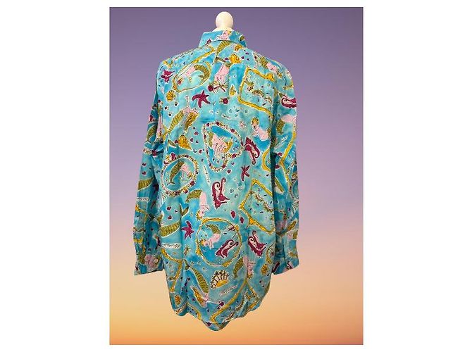 Completo due pezzi Moschino Mare costume da bagno e camicia cotone taglia 44 Multicolore - vista 3