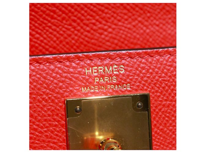 Hermès HERMES Sacs à main Kelly 28 Rouge - vue 8
