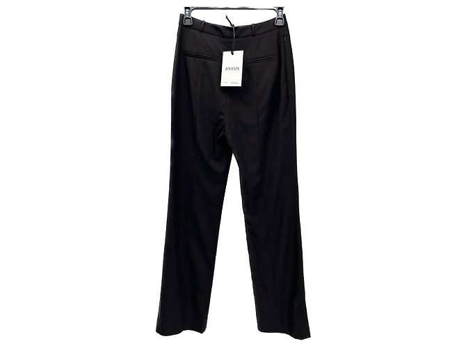 Autre Marque Unsignierte Hosen T.US 0 Polyester Schwarz - Ansicht 2