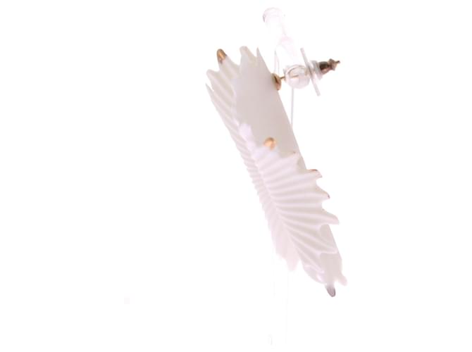 Autre Marque NON SIGNE / UNSIGNED Orecchini T. Altro Bianco - vista 3