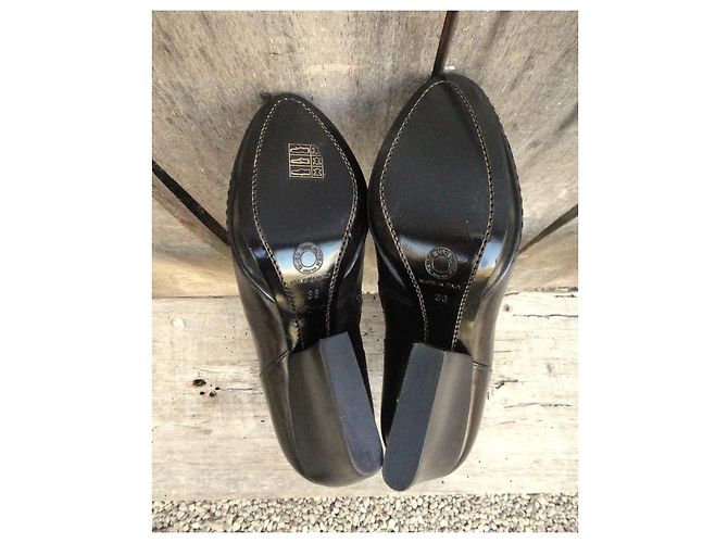 Botines de cuero marrón oscuro Dries Van Noten - vista 5