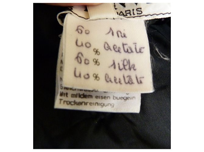 Abito bustier Lanvin nero in seta e acetato plissettato - vista 8